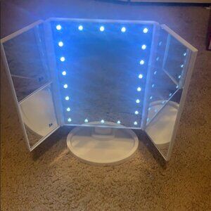 LED Cosmetic Mirror (Batteries Included)